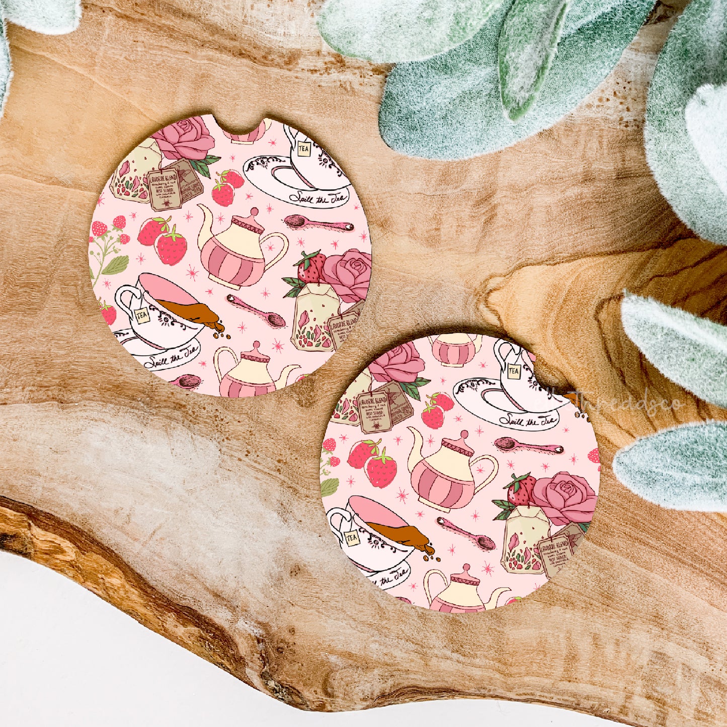 Spill The Tea Car Coasters