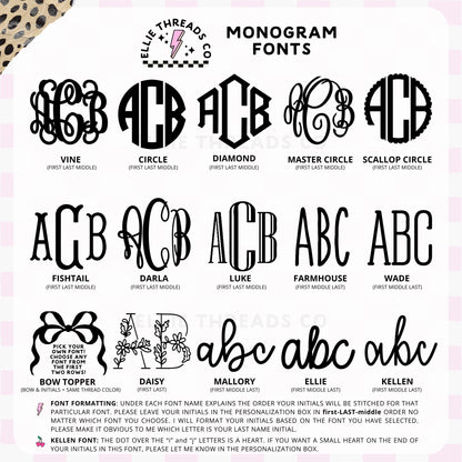 Monogram Comfort Colors Pocket Tee