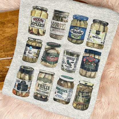 Vintage Pickle Jars Sweatshirt