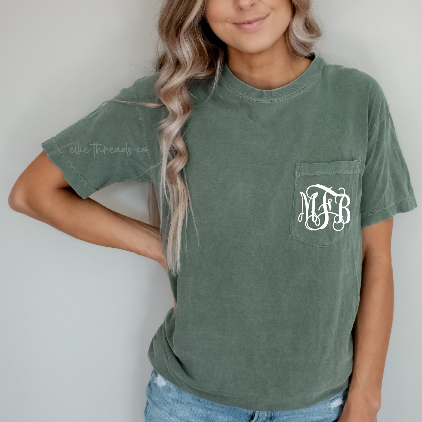 Embroidered Comfort Colors Shirt