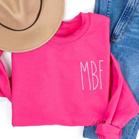 Embroidered Merry Sweatshirt